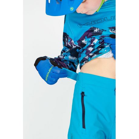 Pantaloni lunghi Endura Kid MT500 blu elettrico