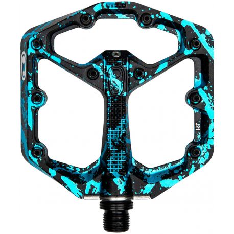Pedali Crankbrothers Stamp 7 Small Splatter Paint Blue