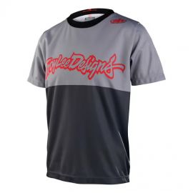 Jersey M/C Troy Lee Designs Flowline Youth Scripter Charcoal