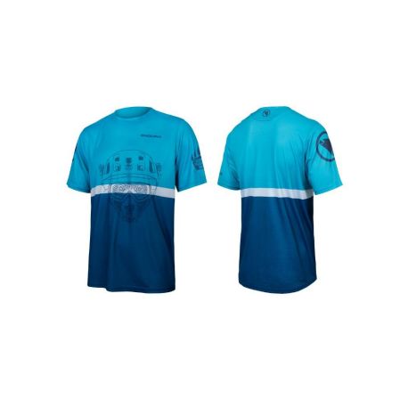 T-Shirt Endura Dolomiti Paganella Bike Blue