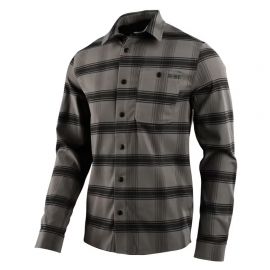 Camicia Troy Lee Designs Grind Flannel Stripe Carbon