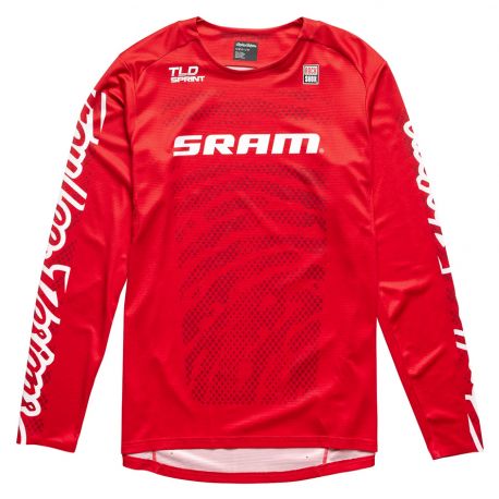 Jersey M/L Troy Lee Designs Sprint SRAM Shifted Fiery Red