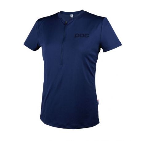T-Shirt POC Trail Light Tee Zip Women Boron Blue