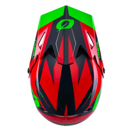 Casco ONeal Sonus Helmet DEFT Red/Gray/Green