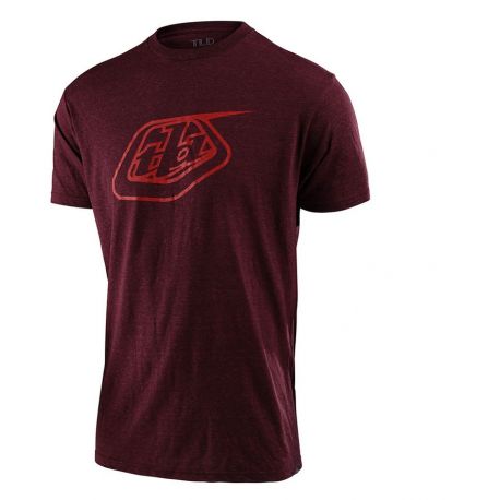T-shirt Troy Lee Designs Sleeve Tee Logo sangria